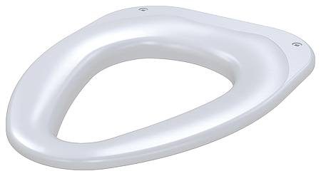 BESTCARE Seat Cover, Elongated, Closed Front, White 55AF72 Carousel 1