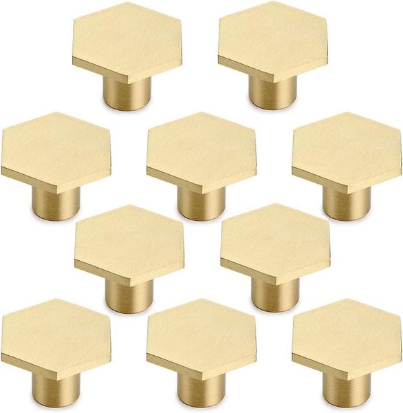 10 Pieces Cabinet Knob Cabinet Handle Kitchen Brass Door Knob For Cupboards Fu Carousel 1