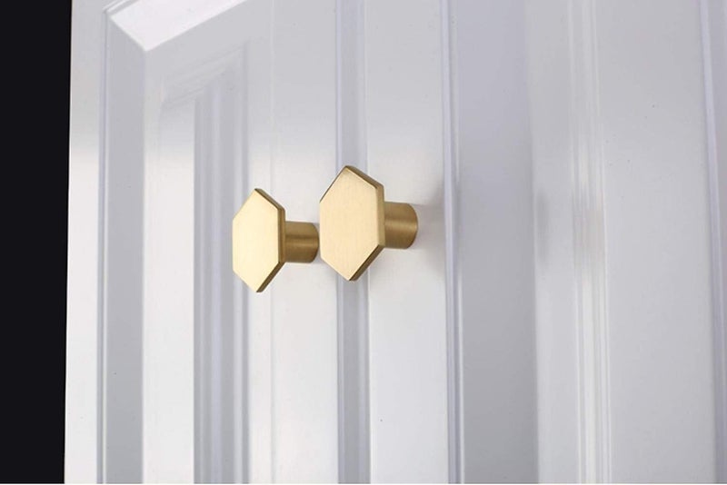 10 Pieces Cabinet Knob Cabinet Handle Kitchen Brass Door Knob For Cupboards Fu Carousel 2