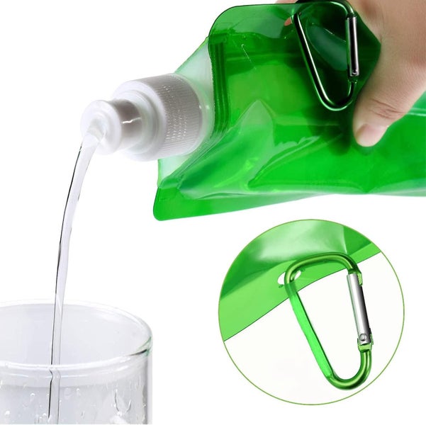 Collapsible Water Bottles 6pcs Reusable Water Bottle Collapsible Sports Water Carousel 2