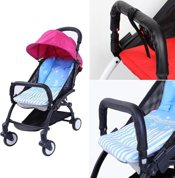 58cm Leather Hand Stroller Cover Stroller Handle Cover Stroller Handle Prote Carousel 2