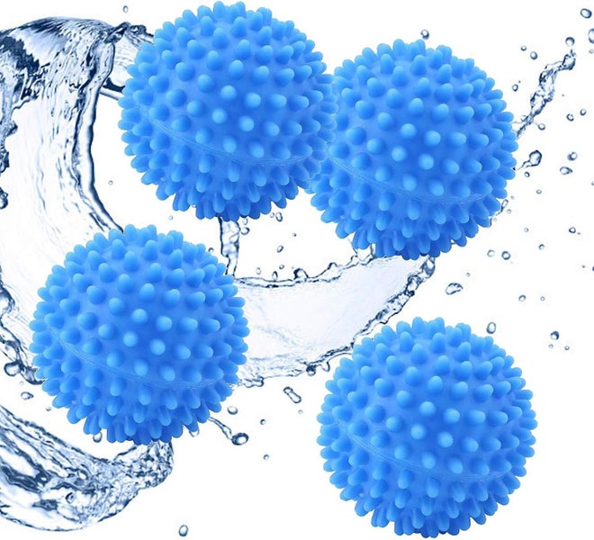 4 Pack Reusable Tumble Dryer Balls Washing Machine Softener Balls Carousel 2