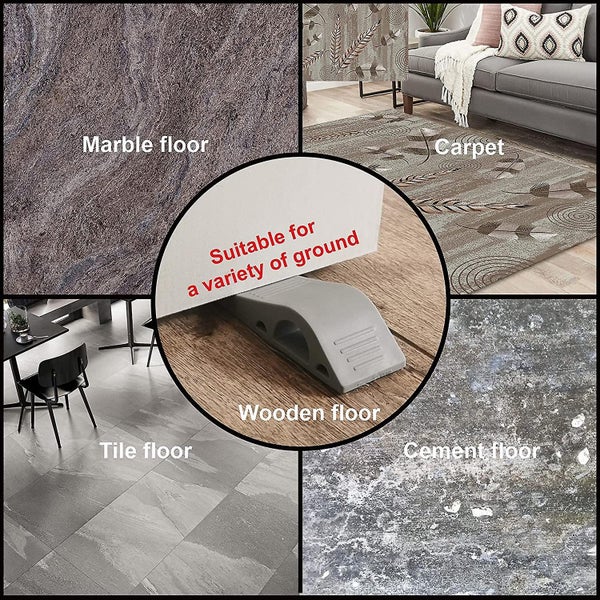 3pcs Punching Free Door Stop Rubber Door Stopper Child Safety Anti-pinch Wrist Carousel 1