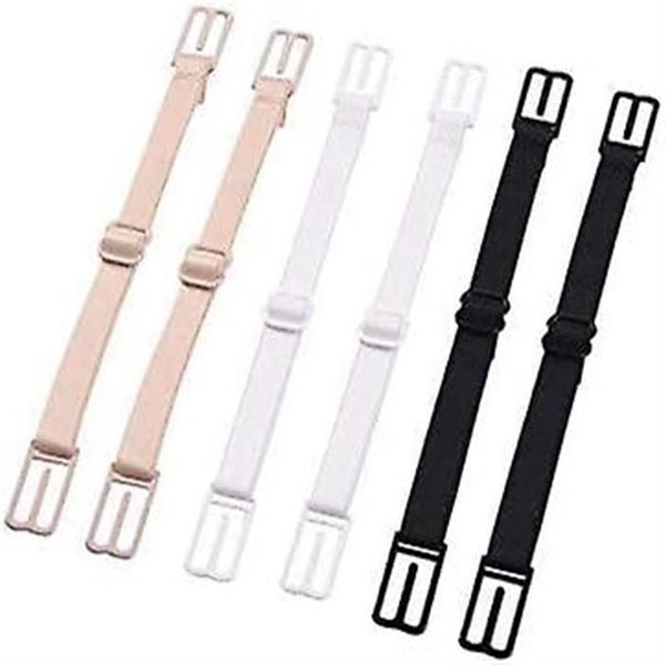6 Pieces Bra Strap Clips Back Elastic Bra Strap Clips For Women Adjustable Ant Carousel 1