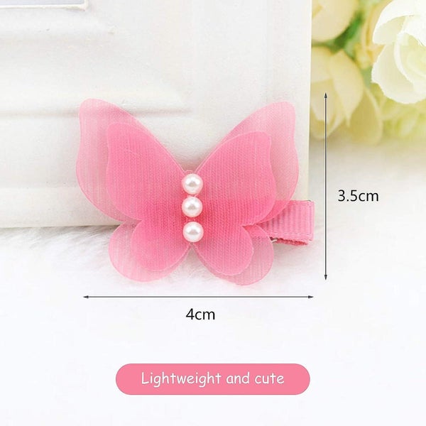 12 Piece Butterfly Hair Clip Hair Clip Glitter Hair Clip Butterfly Clasp Hai Carousel 2