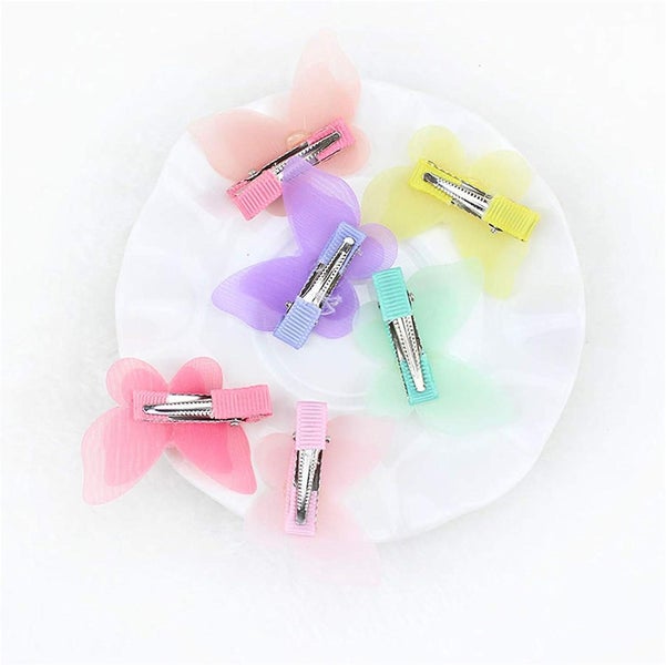 12 Piece Butterfly Hair Clip Hair Clip Glitter Hair Clip Butterfly Clasp Hai Carousel 5