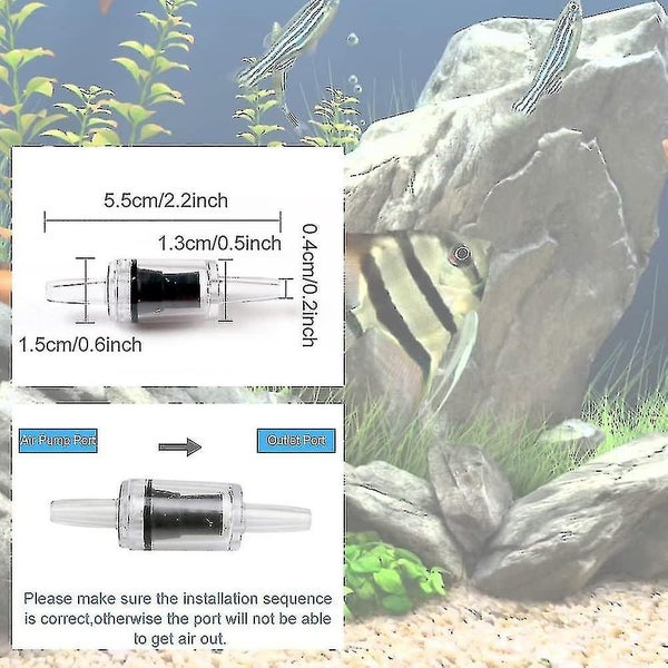 Aquarium Air Pump Check Valvesone Way Check Valve For Aquariumaquarium One W Carousel 5