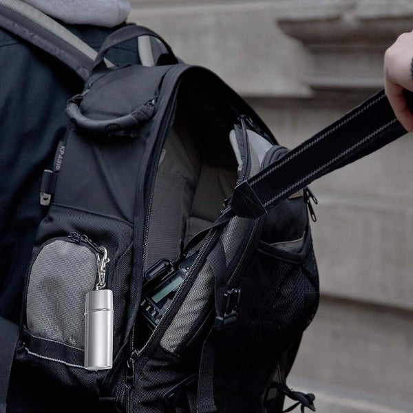 2 Pack black+pink Cigarette Pocket Ashtrays Smell Proof Travel Ashtray Yosem Carousel 5