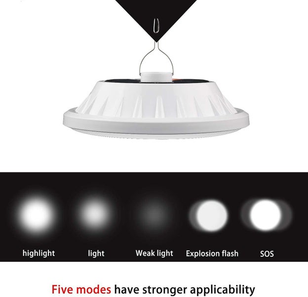 Usb Solar Camping Light 120 Leds With Remote Control Hanging Ipx7 Waterpro Carousel 2