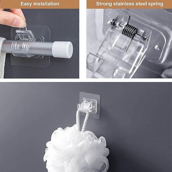 4pcs Sheer Curtain Rod Bracket Carousel 1