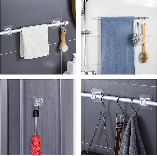 4pcs Sheer Curtain Rod Bracket Carousel 2