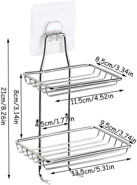 Bathroom Soap Rack Wall Mounted Stainless Steel Soap Rack Soap Holder With H Carousel 2