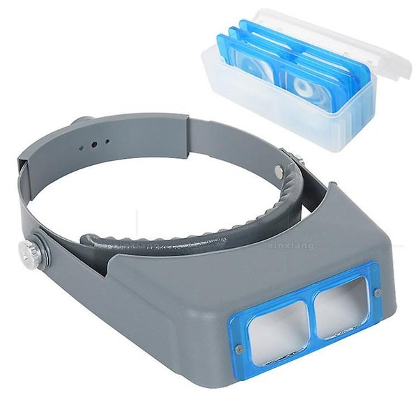 Headband Magnifier Professional Double Lens Head-mounted Loupe Jewelry Magnif Carousel 1