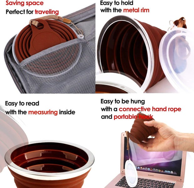 2pcs Portable Coffee Mug Lightweight Travel Cupfda And Bpa Free Portable Cof Carousel 2