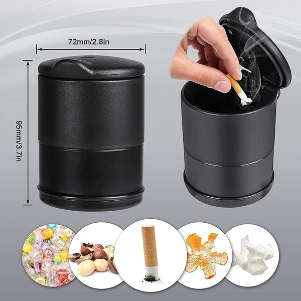 Portable Tubular Smokeless Car Cigarette Ash Ashtray Car Cigarette Ash Cup Hol Carousel 5