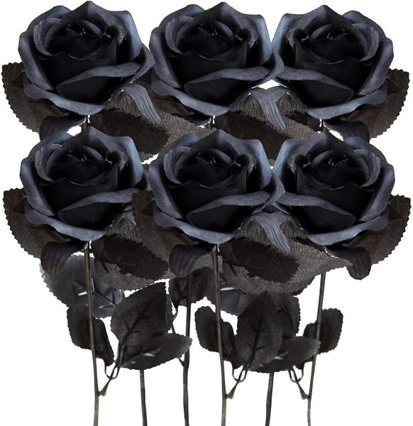 Artificial Rose 6 Pieces Silk Flowers Flower Fake Flowers Beautiful Realistic Carousel 1