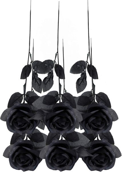 Artificial Rose 6 Pieces Silk Flowers Flower Fake Flowers Beautiful Realistic Carousel 2