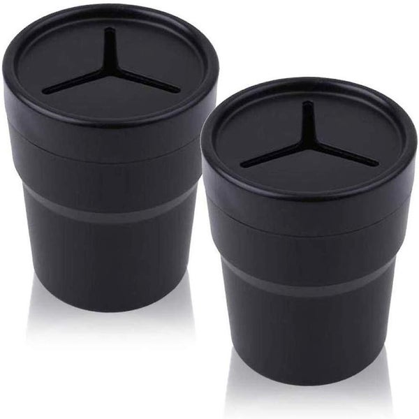Car Trash Can With Lid Leak Proof Mini Car Trash Can For Cup Holder In Consol Carousel 1