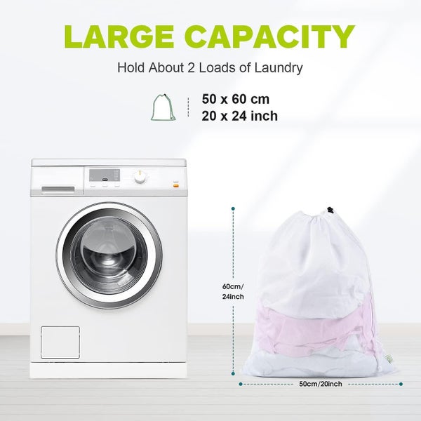 Laundry Net Washing Machine Mesh Laundry Bag Laundry Bags Drawstring Washing N Carousel 2