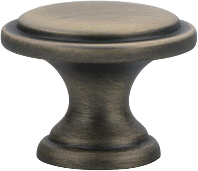 Cabinet Knob Set Of 10 Aged Brass Carousel 2