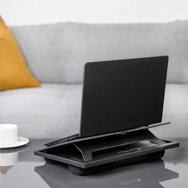 Laptop Stand Pc Tray 37.6 X 28 X 5.8 Cm With Cushion And 8 Adjustable Height Carousel 4