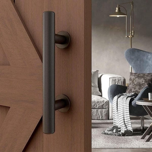 30cm Sliding Door Handle Black Door Handle Modern Barn Door Handle Carousel 2