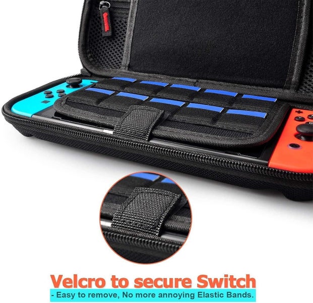 Black 1 Piece Carrying Case For Nintendo Switch/ Oled Switch console Not In Carousel 2