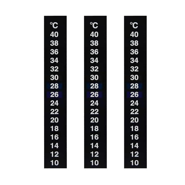 3 Pieces Temperature Meter Sticker Stick-on Thermometer Strip Fish Tank Water Carousel 1