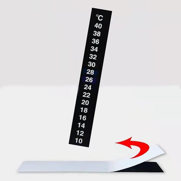 3 Pieces Temperature Meter Sticker Stick-on Thermometer Strip Fish Tank Water Carousel 2