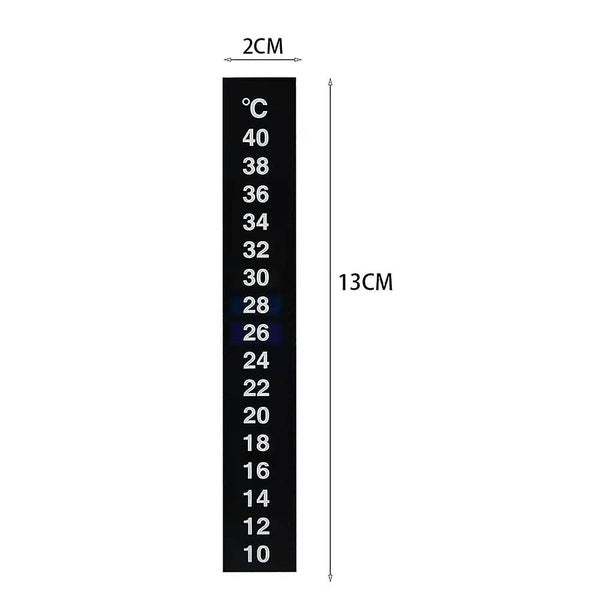 3 Pieces Temperature Meter Sticker Stick-on Thermometer Strip Fish Tank Water Carousel 5