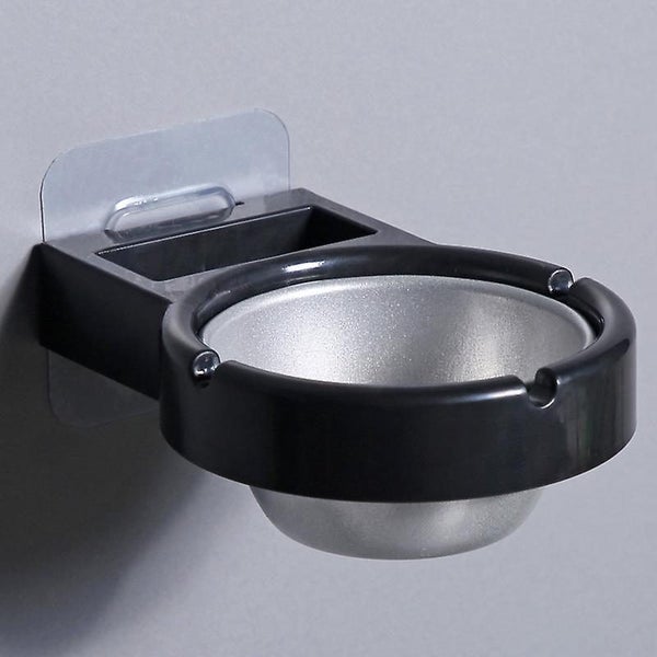 Black Stainless Steel Wall Mounted Ashtray Stainless Steel Ashtray For Bathro Carousel 1