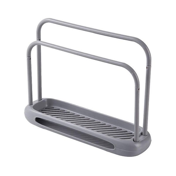 Gray Kitchen Tea Towels Storage Organizer Holder Brush Sponge Organizer Sink T Carousel 1