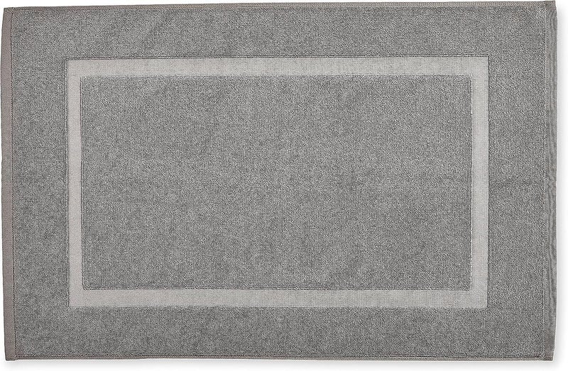 Basics Gray Striped Bath Mat Carousel 2