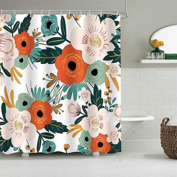 Shower Curtains Set Mould Mildew Proof Resistant 180 X 180 Cm 71x 71 Inch 3 Carousel 1