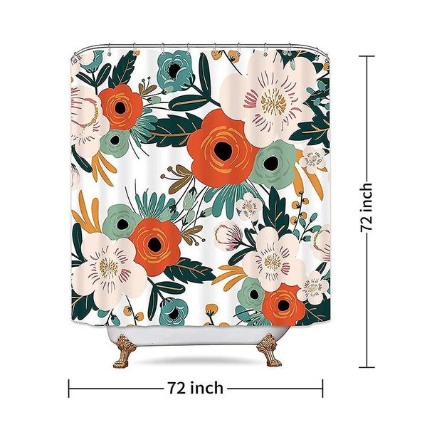 Shower Curtains Set Mould Mildew Proof Resistant 180 X 180 Cm 71x 71 Inch 3 Carousel 2