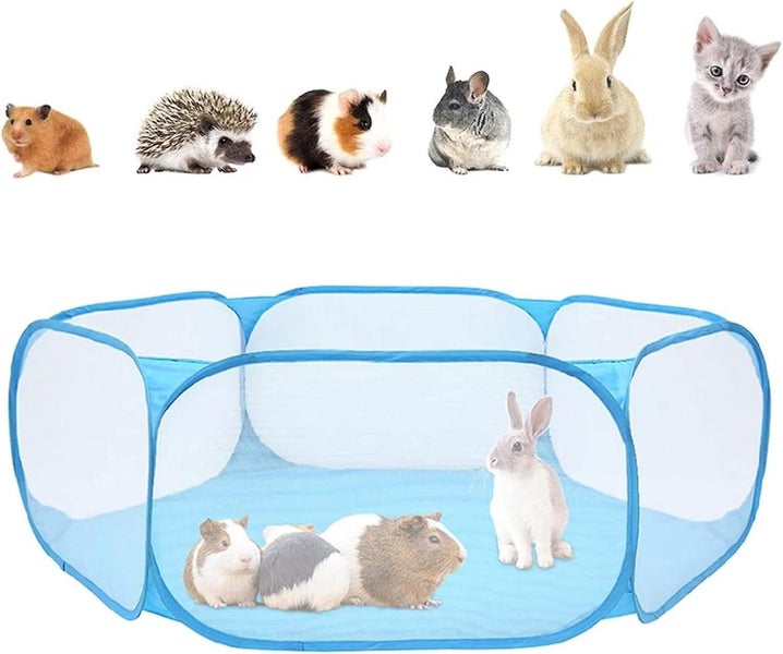 Portable Small Animal Playpen Oxford Fence Small Animal Breathable Transparen Carousel 1