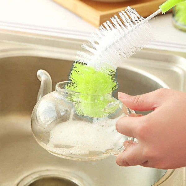4 Pcs Bottle Cleaning Brush Set Multifunctional Brushes Long Water Bottle Brus Carousel 2