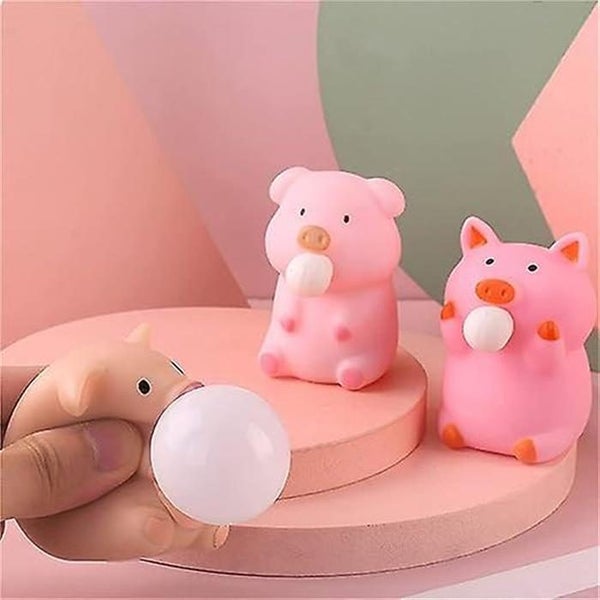 3 Pack Piglet Spit Bubbles Squeeze Toys Cute Piggy Soft Toys 3d Squishy Toys S Carousel 2