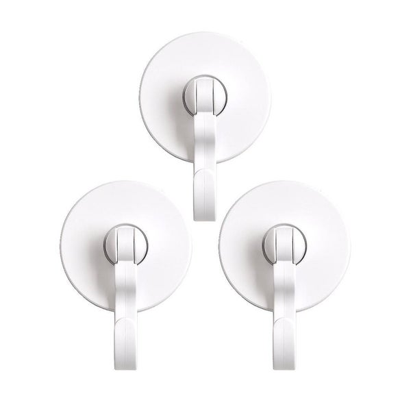 Self Adhesive Ceiling Hooks360 Rotating Waterproof Sticky Hooks Key Holder St Carousel 5