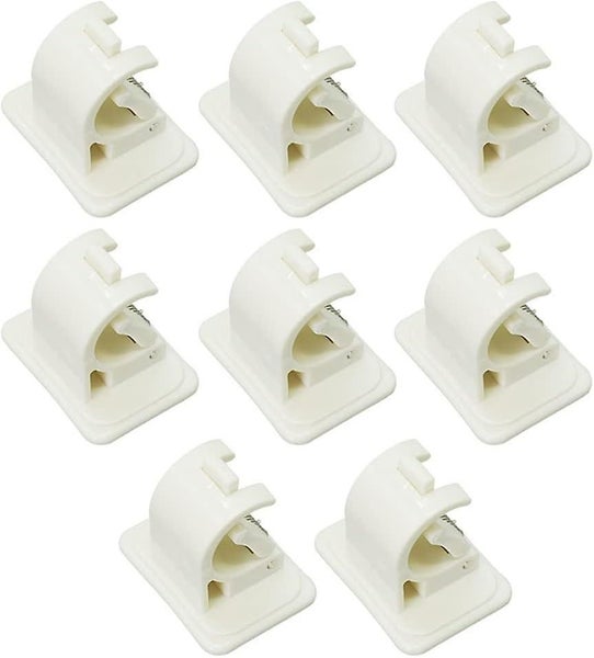8 Pack Self Adhesive Curtain Rod Hooks Glazing Rods Self Adhesive No Drillin Carousel 1
