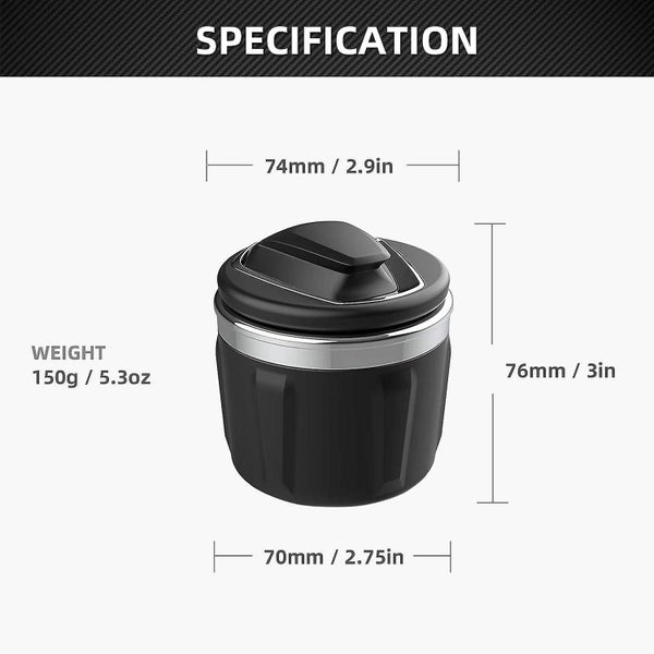 Silver Car Ashtray Exclusively For Bmw 1/3/5/7 Series And X1/x3/x5/x6 With Carousel 2