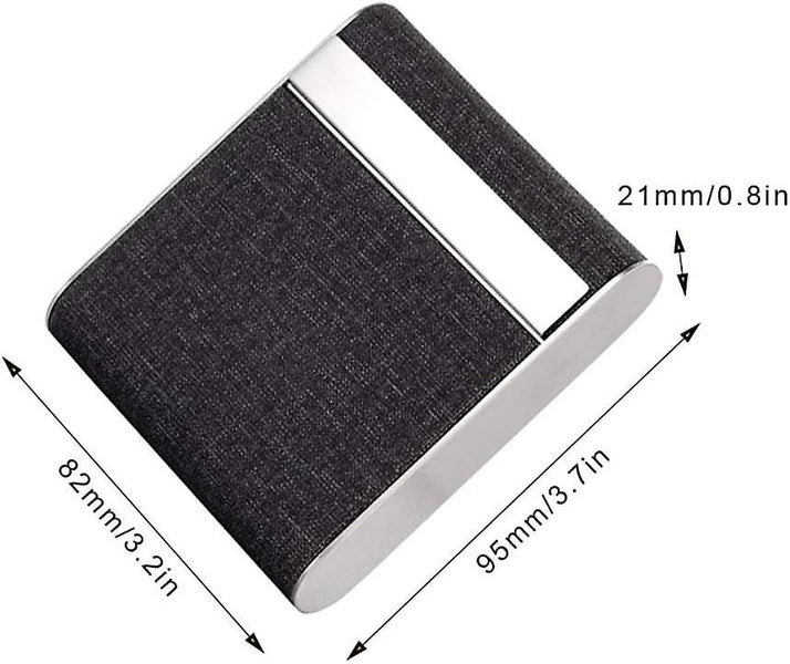 Cigarette Case Stainless Steel Curved Design Pocket Carry King Size Sturdy 20 Carousel 5