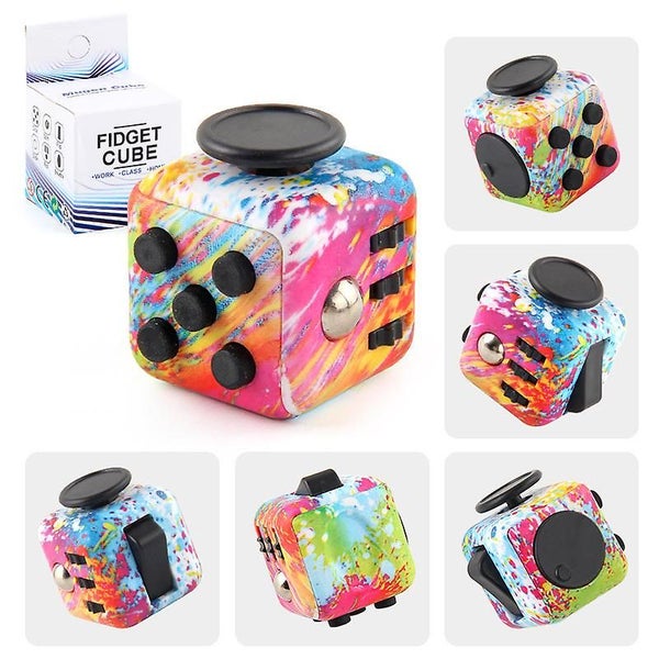 6 Pcs Anti-stress Cubeanti-anxiety Toy For Children Adults Stress Relief Cube Carousel 5