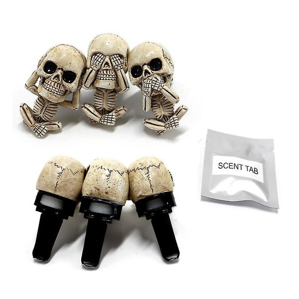 Cute Skull Car Decor Air Fresheners Vent Clip Interior Accessories For Men Wom Carousel 2