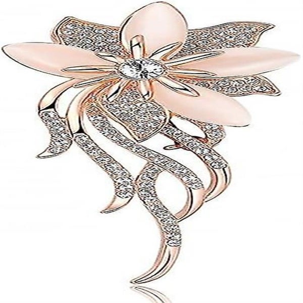 Cat's Eye Brooch For Women Chic Wedding Bouquet Brooch Carousel 1