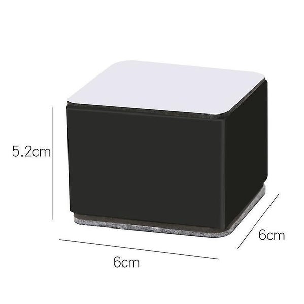 Bed Risers Furniture Risers Add 2 Inch Height Solid Steel Support 10000 Pound Carousel 2