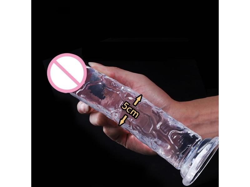 Realistic Dildo For Women Silicone Beginner Clear Dildo With Strong Suction Cup Carousel 1