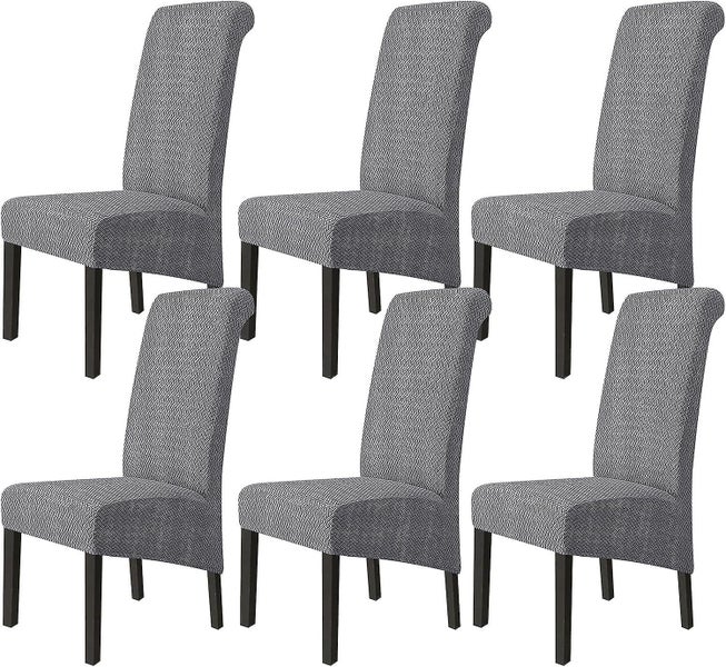Dining Chair Cover Xl Stretch Chair Slipcover Set Of 6 Washable Universal La Carousel 1