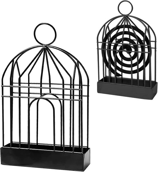 black mosquito Incense Burner Mosquito Coil Holder Retro Iron Mosquito Repe Carousel 1