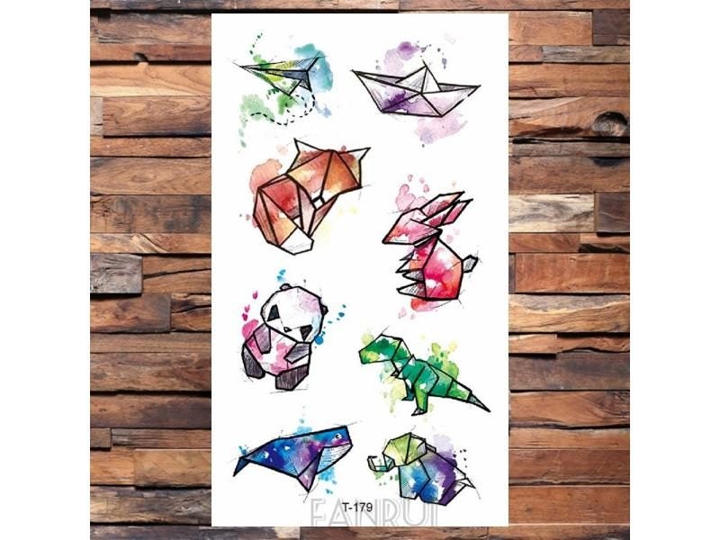 Waterproof Black Infinity Tattoo Feather Bird Women Body Hand Art Drawing Carousel 1